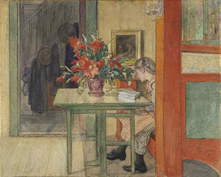 Lisbeth Reading - Carl Larsson — artwork view