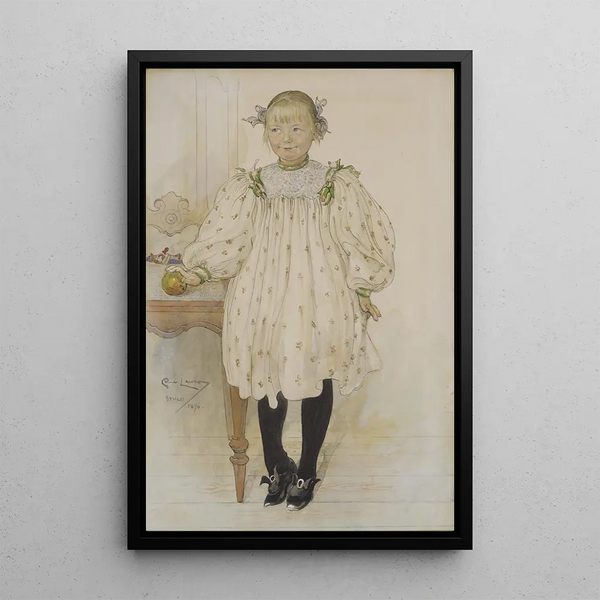 Martha Winslow - Carl Larsson — framed artwork on a wall