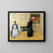 Mother and Daughter - Carl Larsson — framed artwork on a wall