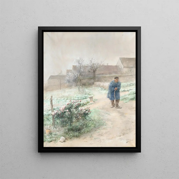 November - Carl Larsson | Painting — framed artwork on a wall