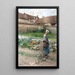 October - Carl Larsson — framed artwork on a wall