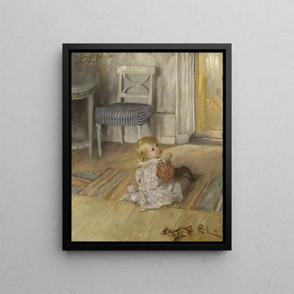Pont - Carl Larsson — framed artwork on a wall