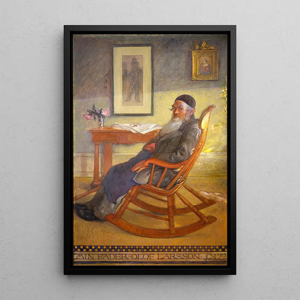 Reproduction of the painting Portrait of the artist's father - Carl Larsson