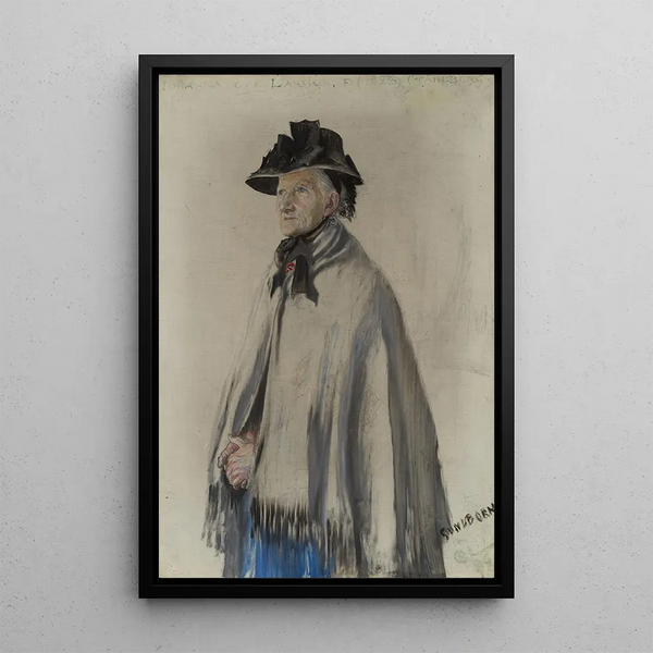 Reproduction of the painting Portrait of the artist's mother - Carl Larsson