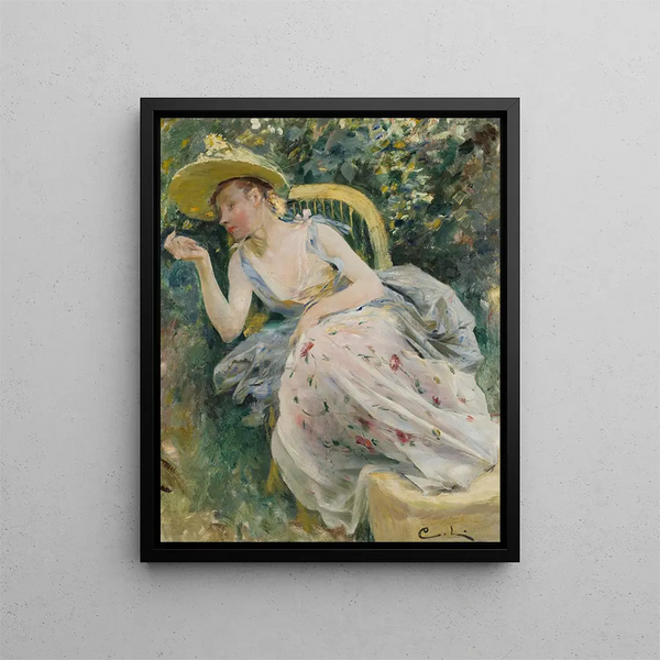 Study for Rococo - Carl Larsson — framed artwork on a wall