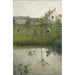 The old man and the children's garden - Carl Larsson — artwork view