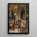 Toys in the Corner - Carl Larsson — framed artwork on a wall