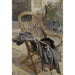 Reproduction of the painting Wicker Chair Study for Modern Art - Carl Larsson