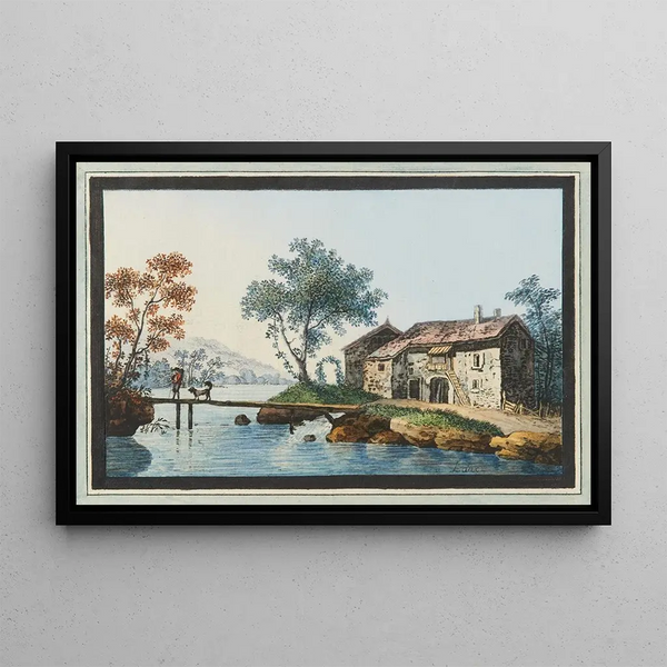 Lanci - Carl Ludwig Hackert — framed artwork on a wall