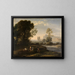 The Flight into Egypt - Carl Ludwig Kaaz — framed artwork on a wall