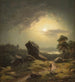 Landscape by moonlight - Carl Ludwig Scheins — artwork view