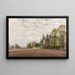 View of Schwerin Castle - Carl Malchin — framed artwork on a wall