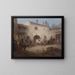 Austrian Hussars Painting - Carl Martin Ebersberg — framed artwork on a wall