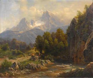 View of Watzmann - Carl Millner — artwork view