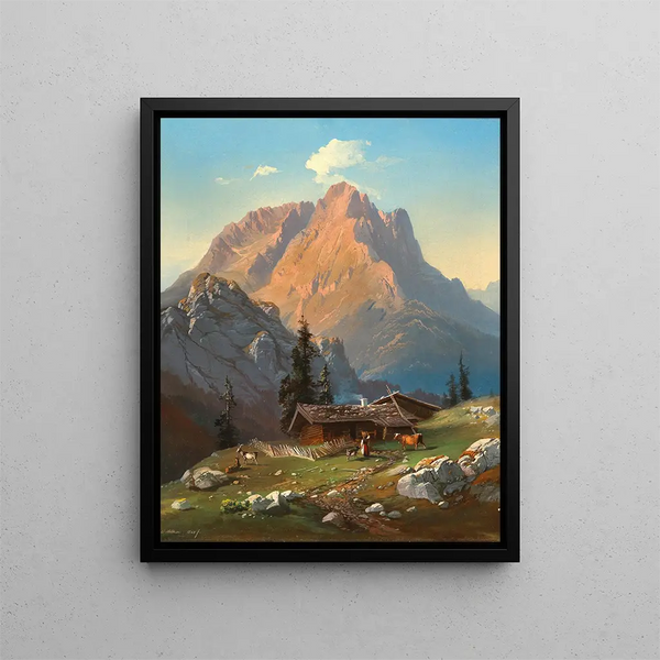 Staufen - Carl Millner — framed artwork on a wall