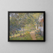 Motif of Mattsee - Carl Müller — framed artwork on a wall