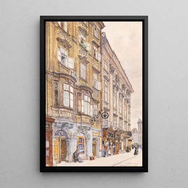 Reproduction of the painting Cave Saint Urbain Am Hof - Carl Müller