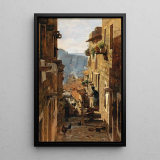 A street in Ragusa - Carl Moll — artwork view