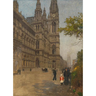 La nouvelle mairie - Carl Moll — artwork view