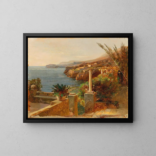 Raguse Dubrovnik - Carl Moll — framed artwork on a wall