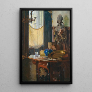 View of the Workshop - Carl Moll — framed artwork on a wall