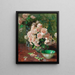Roses blanches II - Carl Moll — framed artwork on a wall