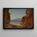 the Gulf of La Spezia - Carl Morgenstern — framed artwork on a wall