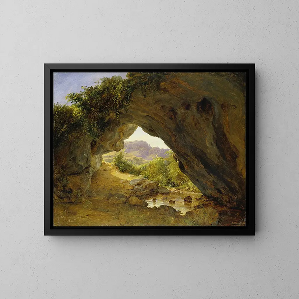 Rochers arqués II - Carl Morgenstern — framed artwork on a wall