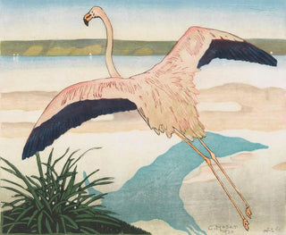 Flamant Painting, second version - Carl Moser — artwork view
