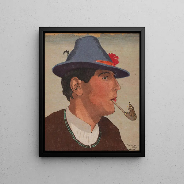 Sarner - Carl Moser — framed artwork on a wall