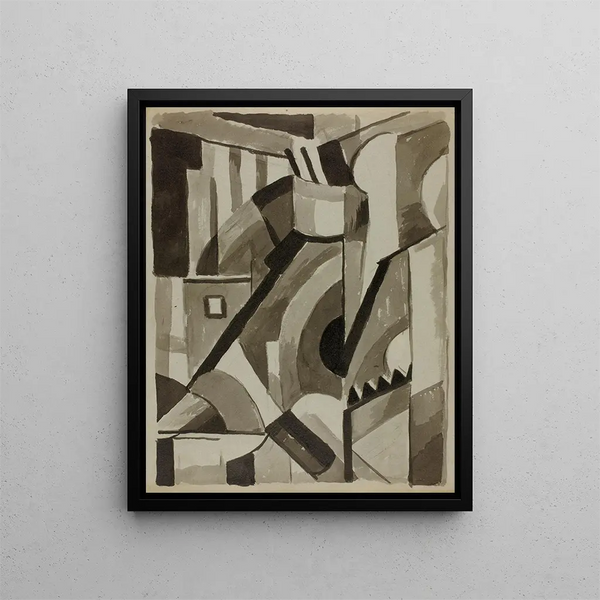 Résumé 3 - Carl Newman — framed artwork on a wall