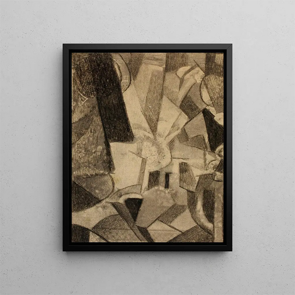 Résumé 6 - Carl Newman — framed artwork on a wall