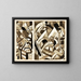 Abstract Painting III - Carl Newman — framed artwork on a wall