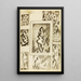 Reproduction of the painting Abstract Nude Group Painting - Carl Newman