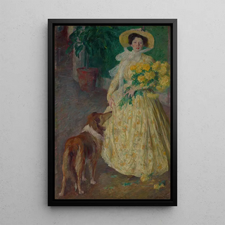 Hélène et Bos - Carl Newman — framed artwork on a wall
