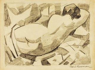 Nude Woman Lying Down - Carl Newman — artwork view