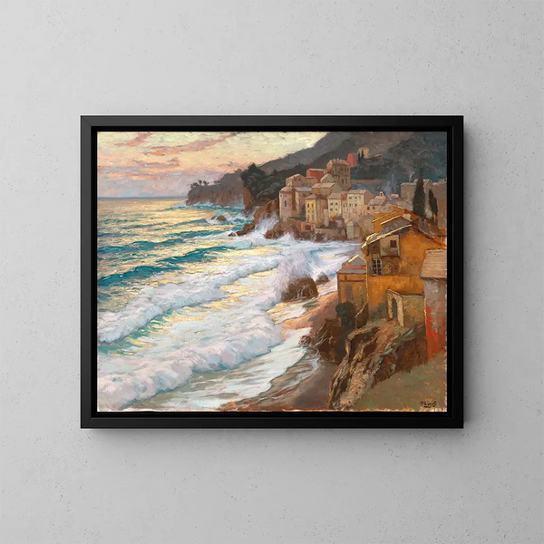 A South Coast - Carl O'Lynch de Town — framed artwork on a wall