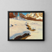 Alpine Winter Painting - Carl O'Lynch de Town — framed artwork on a wall
