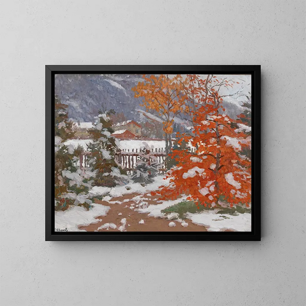 View from the studio - Carl O'Lynch de Town — framed artwork on a wall