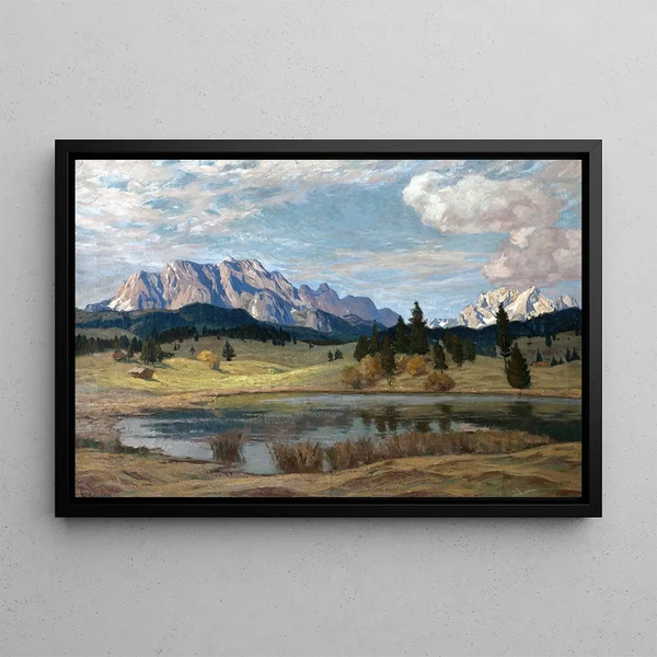 Near Mittenwald - Carl O'Lynch de Town — framed artwork on a wall