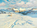 Winter Landscape Painting - Carl O'Lynch de Town — artwork view