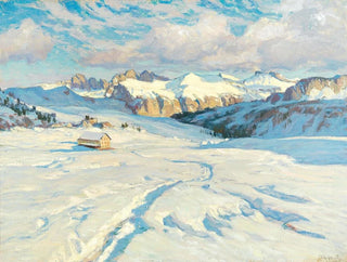 Winter Landscape Painting - Carl O'Lynch de Town — artwork view