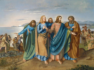 Jesus by the Sea of Galilee - Carl Oesterley — artwork view