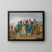 Jesus by the Sea of Galilee - Carl Oesterley — framed artwork on a wall