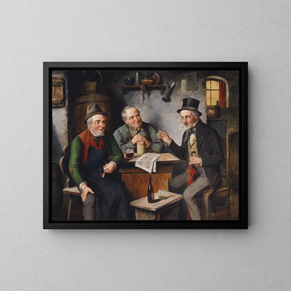 The Joker - Carl Ostersetzer — framed artwork on a wall