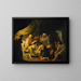 Jacob bénit les fils de Joseph - Carl Peter Goebel l'Ancien — framed artwork on a wall