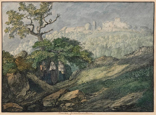 Ruine de Frankenstein en hiver - Carl Philipp Fohr — artwork view