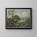 Ruine de Frankenstein en hiver - Carl Philipp Fohr — framed artwork on a wall