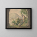 Les quatre châteaux de Neckarsteinach - Carl Philipp Fohr — framed artwork on a wall