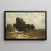 the Farm near Rockaway, Morris County, New Jersey - Carl Philipp Weber — framed artwork on a wall
